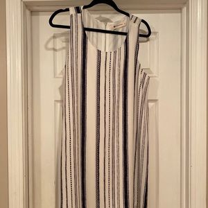 Sleeveless striped dress EUC